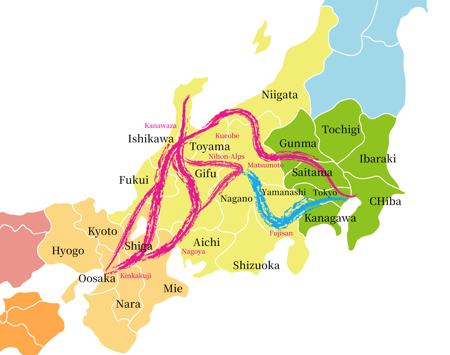 日本の『古き良き』を知る観光ルートのご紹介 Introduction of sightseeing routes to learn about the “good old days” of Japan